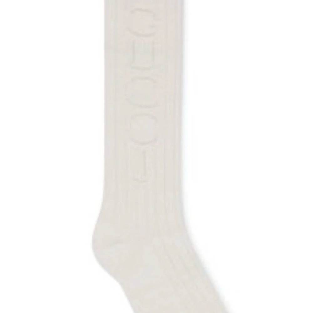Gucci Ivory Knit Socks